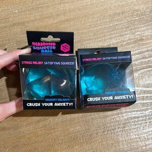 Diamond Squeeze Ball - Blue